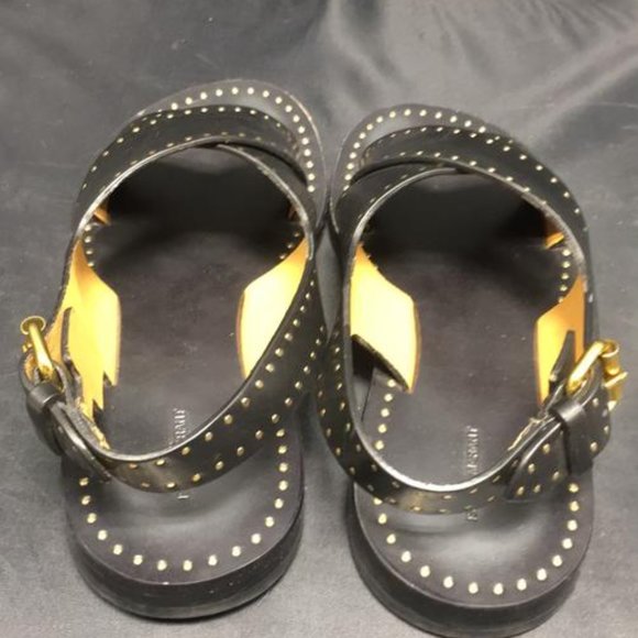 Isabel Marant Jane studded crossover-strap leather sandals - Picture 6 of 13